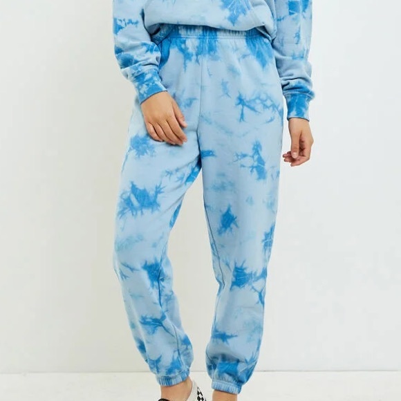 PacSun Pants - Pacsun L.A. Hearts Blue Tie Dye Faded Sweatpants Joggers